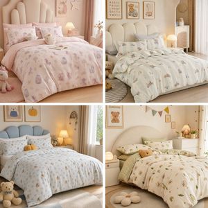 Cost-Effective Polycotton Tc Cartoon Bedding Fabric: Shrink-Resistant & Durable for Kids Covers