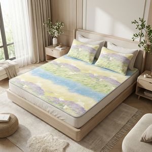 Print or Solid Instant Cooling Touch Polyester Stretch Fabric for Bedding