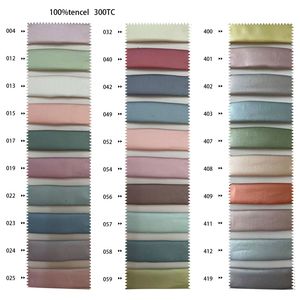 Ready Ship 60s Low MOQ Solid Color Lyocell Bedding Fabric