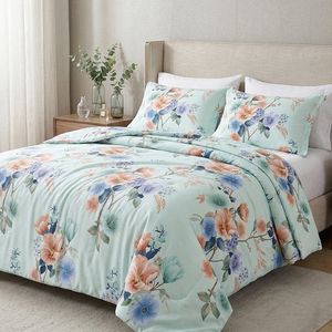 Soft Printed Polyester Cooling Fabric for Summer Duvet Bed Sheet