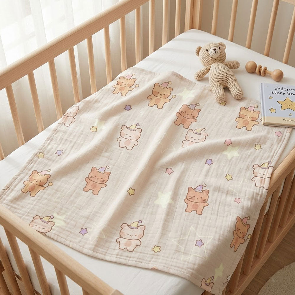 Cotton Cartoon Print Fabric for Bedding and Apparel – additional product view