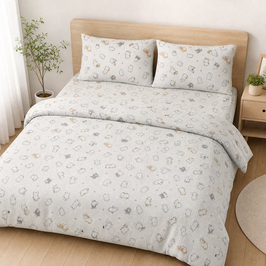 Bulk Supply Washed Microfiber Fabric Wrinkle-Resistant Surface Polyester Material for Private Label Bedding and E-Commerce Home Textiles - Image 2