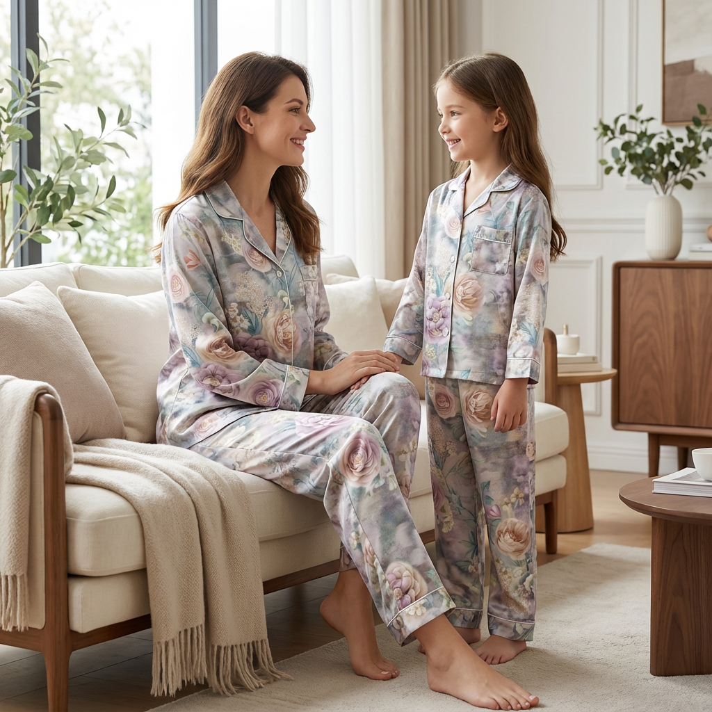 Cross-Season Lyocell Tencel Solid and Printed Fabric Smart Thermal Regulation Custom Material for Bedding and Homewear - Image 4