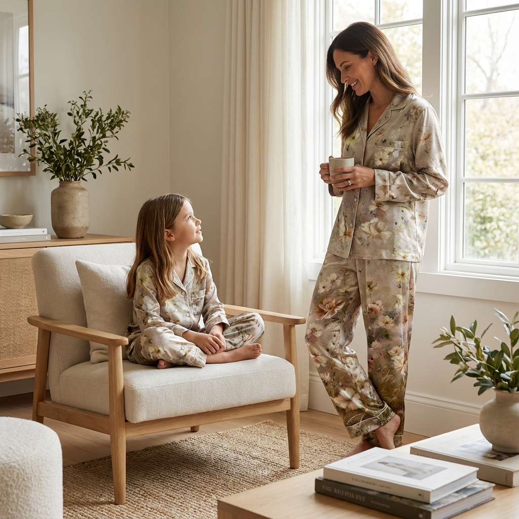 Skin-Friendly Anti-Static Tencel Lyocell Solid and Printed Fabric Frictionless Custom Material for Bed Sheets and Loungewear - Image 4