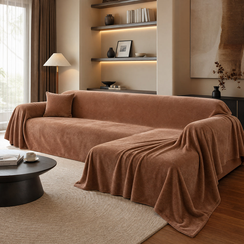 Anti-Pilling Solid Color Multi-Weight for Luxury Bedding Sets Fleece Fabric - Image 4