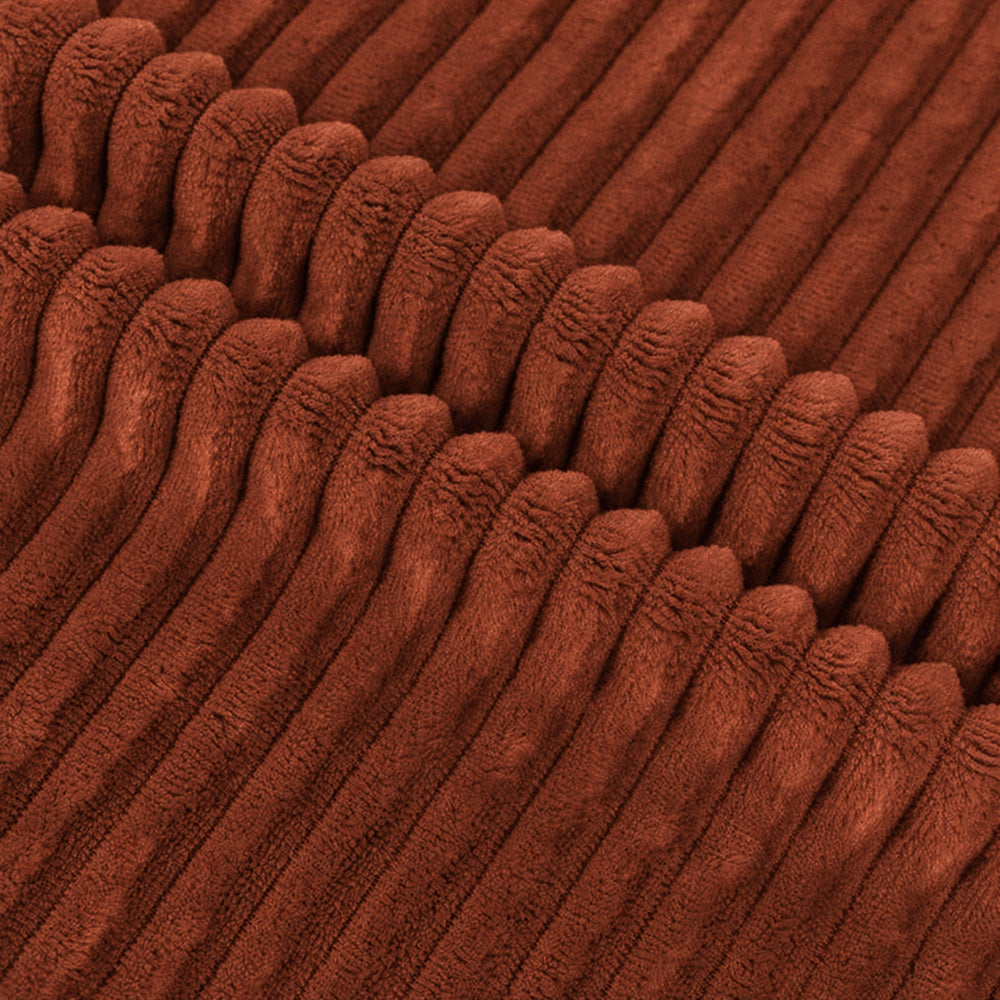 Wide-Track Rib Solid Color Various GSM for Bedroom Bedspread Coral Flannel Fabric - Image 4