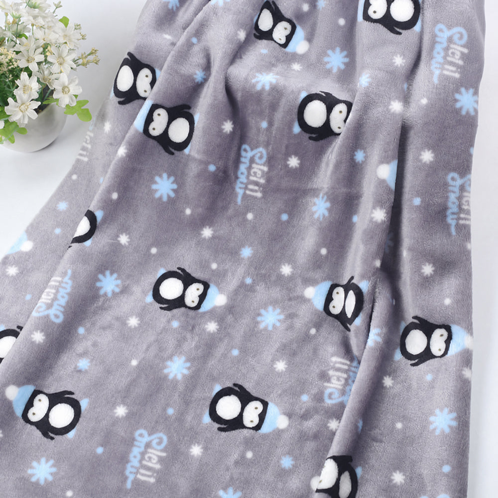 Custom Graphic Thermal Heat-Insulated Material for AC Blanket Printed Velour Fabric - Image 4