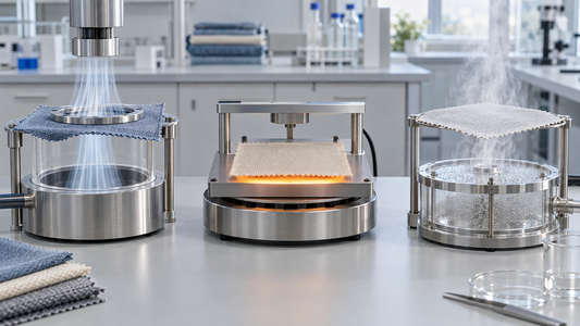 Textile laboratory comparison of air thermal and water-vapour tests