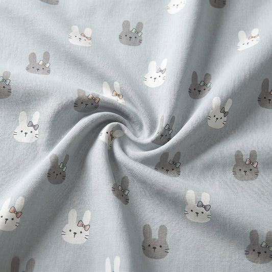 Digital pattern microfiber fabric for bedding collections