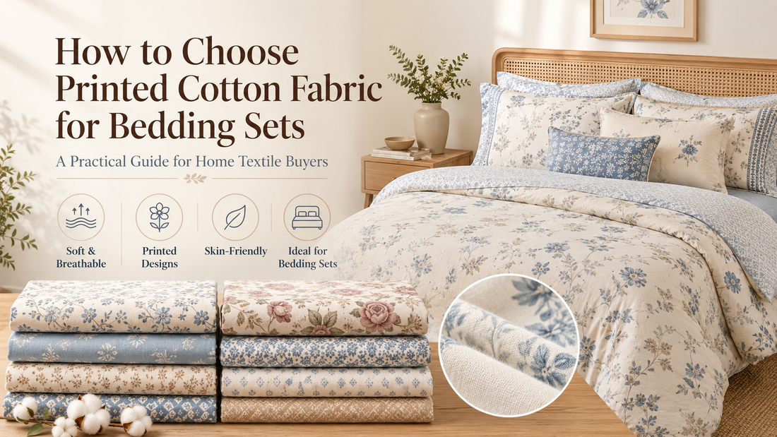 How to choose printed cotton fabric for bedding sets guide with cotton fabric swatches and printed bedding
