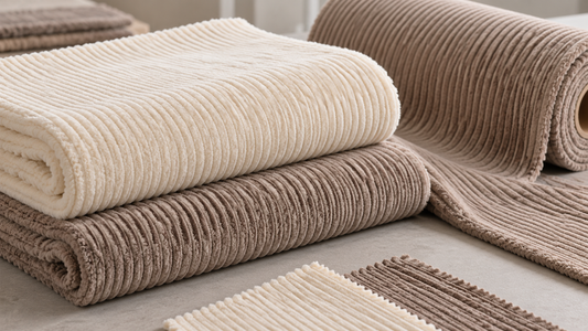 Fine-wale polyester milk flannel for throws and sofa covers