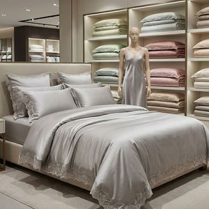100% Bamboo Viscose Bedding Fabric 300tc Sateen for Bed Sheets