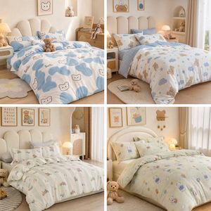 100% Cotton Double Gauze Cartoon Bedding Fabric: Breathable & Softer with Every Wash for Kids Covers