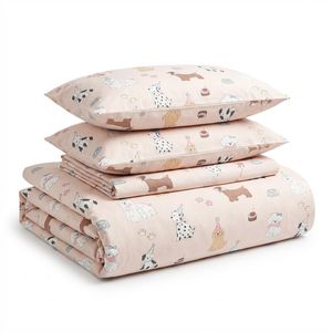 500t Soft Cartoon Print Cotton Bedding Fabric for Children Using