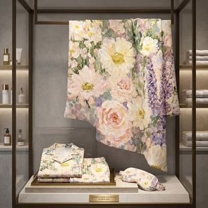 Printed Bedding 110GSM 120GSM Cooling 92% Nylon Fabric Mixed 8% Spandex Summer Use