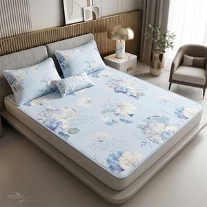 Printed High-Elasticity Cooling Nylon Spandex Fabric for Summer Bedding Sets