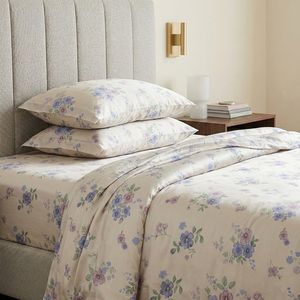 Printed Wholesale 200tc 100% Cotton Sateen Fabric for Premium Bedding