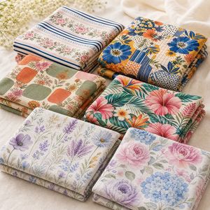 Soft 100% Cotton Floral Duvet Cover Fabric: Exceptional Moisture Absorption for Summer Bedding