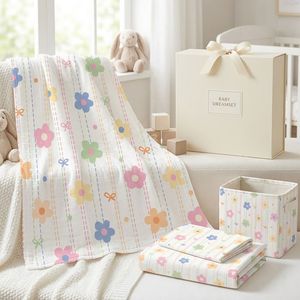 Soft and Breathable 40s Cotton Double Layer Gauze Fabric for Baby Bedding