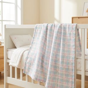 Sustainable Natural Cotton Double Layer Gauze Fabric for Baby
