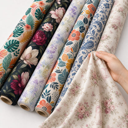 Tiny Floral Cotton Bedding Fabric