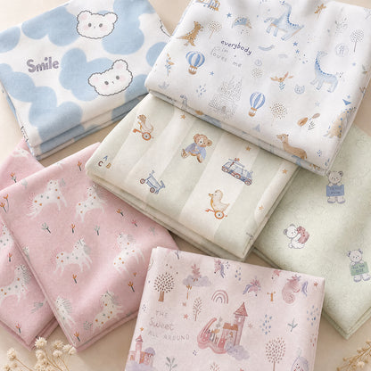 Cotton Cartoon Duvet Cover Fabric – fabric texture detail