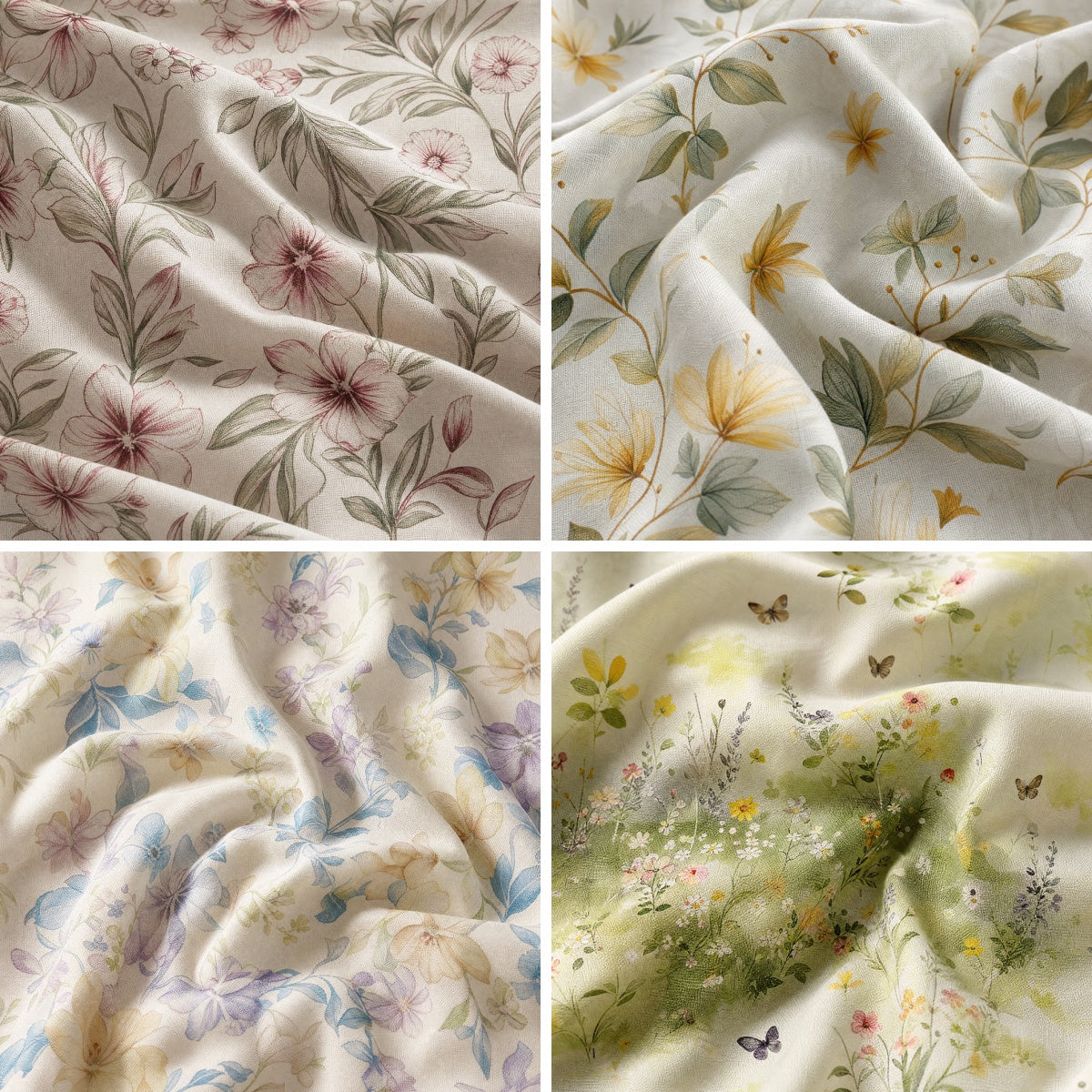 100% Cotton Printed Fabric in Plain and Twill Weaves