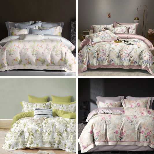 Custom Printed Cotton Fabric for Bedding and Loungewear – fabric texture detail