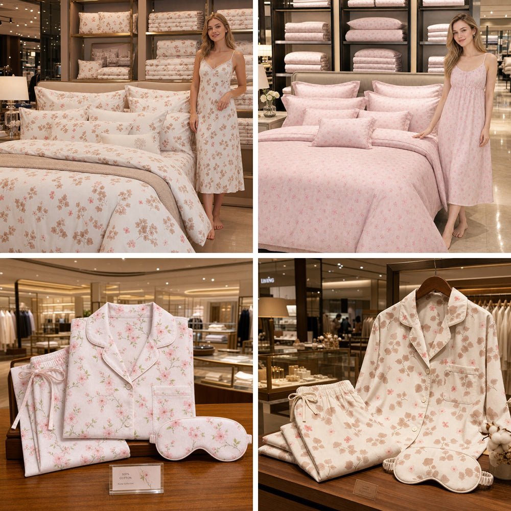 Cotton Duvet Cover Fabric in Multiple Weaves