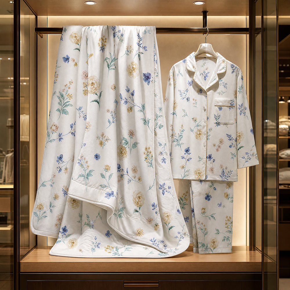 Custom Cotton Textile Fabric in Multiple Weaves – print pattern detail