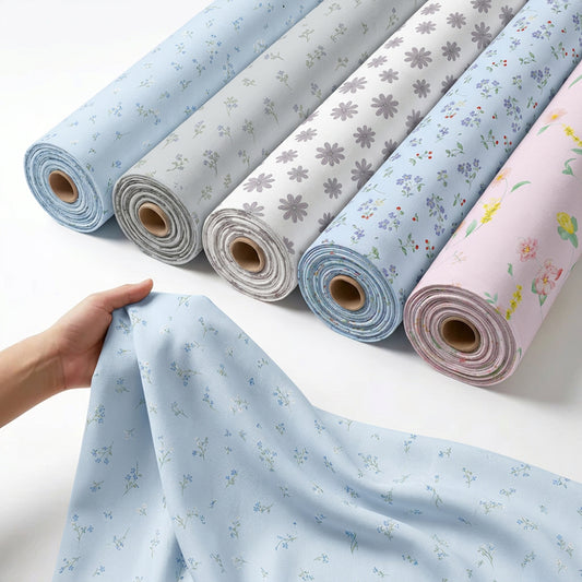 Cotton Fabric in Plain, Twill and Sateen Weaves – fabric texture detail