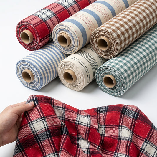 Custom Cotton Plaid Fabric for Shirts