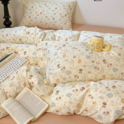 Custom Cotton Printed Fabric for Bedding and Loungewear – print pattern detail