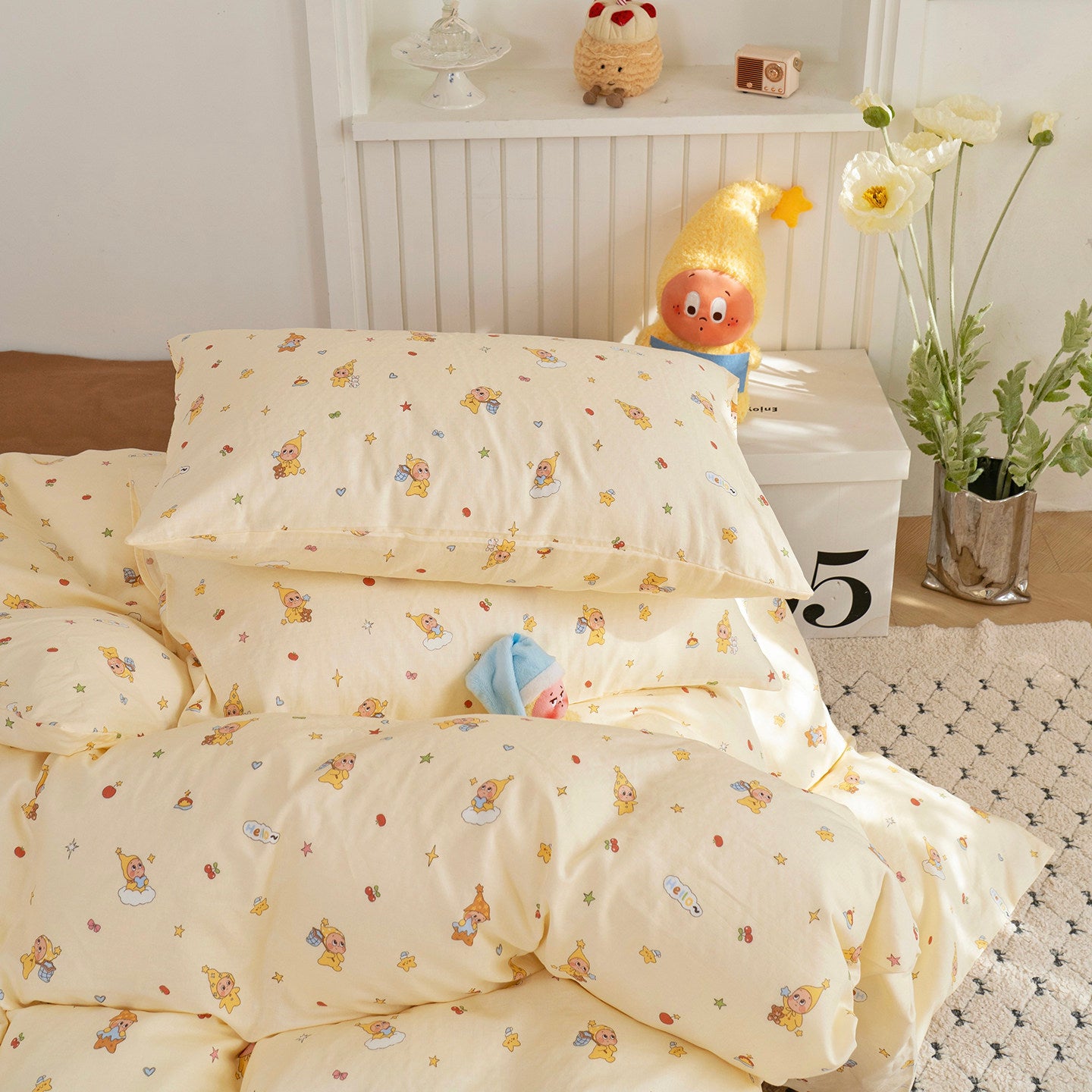 Custom Cotton Printed Fabric for Bedding and Loungewear – additional product view