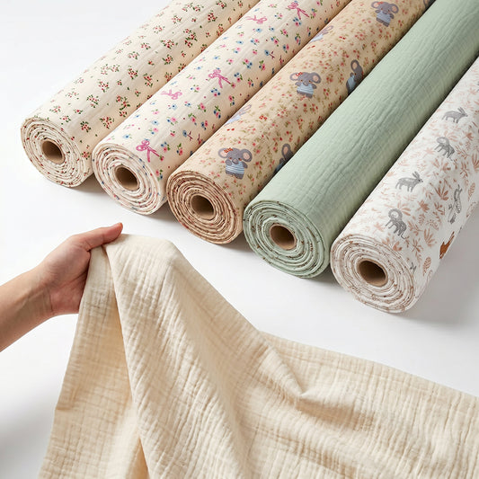 All-Cotton Printed Fabric for Home Textiles – fabric texture detail