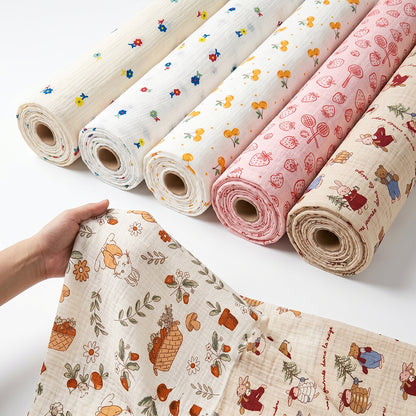 Custom Cotton Printed Fabric for Bedding and Apparel – fabric texture detail