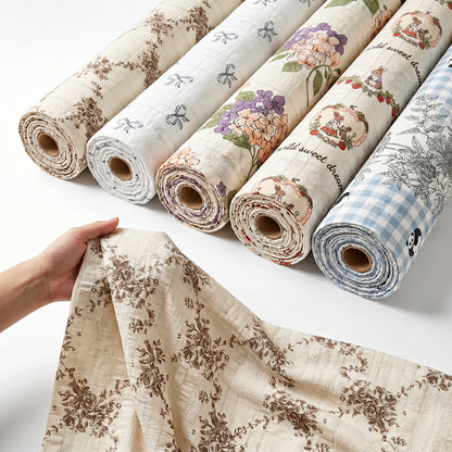 Natural Cotton Printed Fabric for Bedding