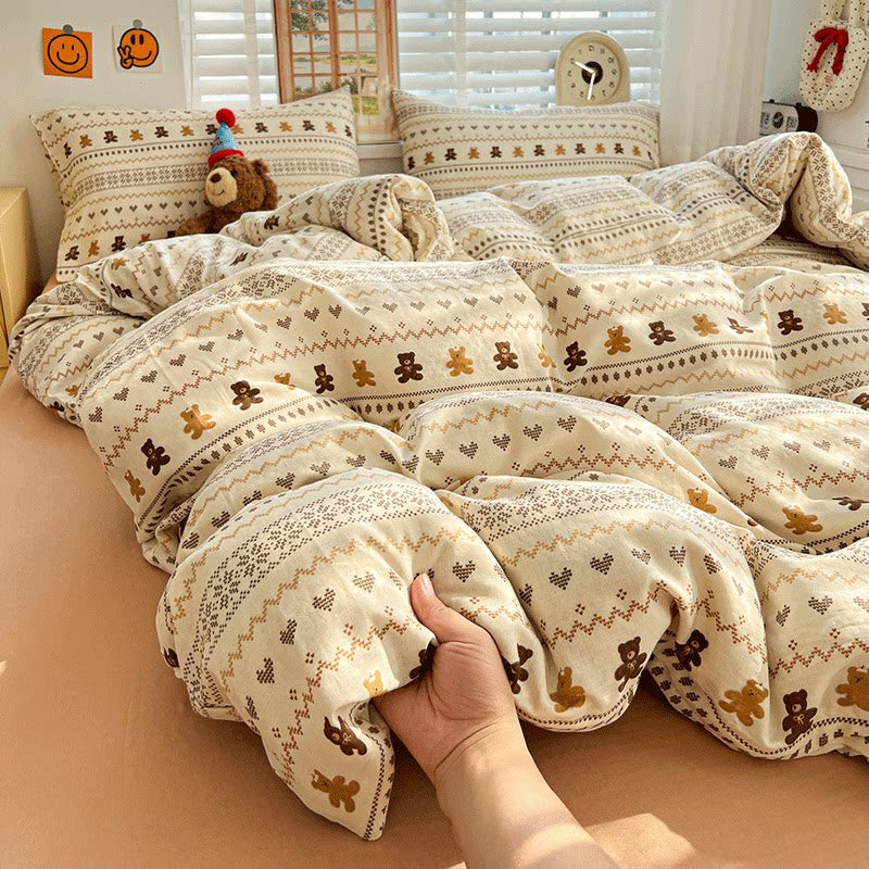 Natural Cotton Printed Fabric for Bedding – additional product view