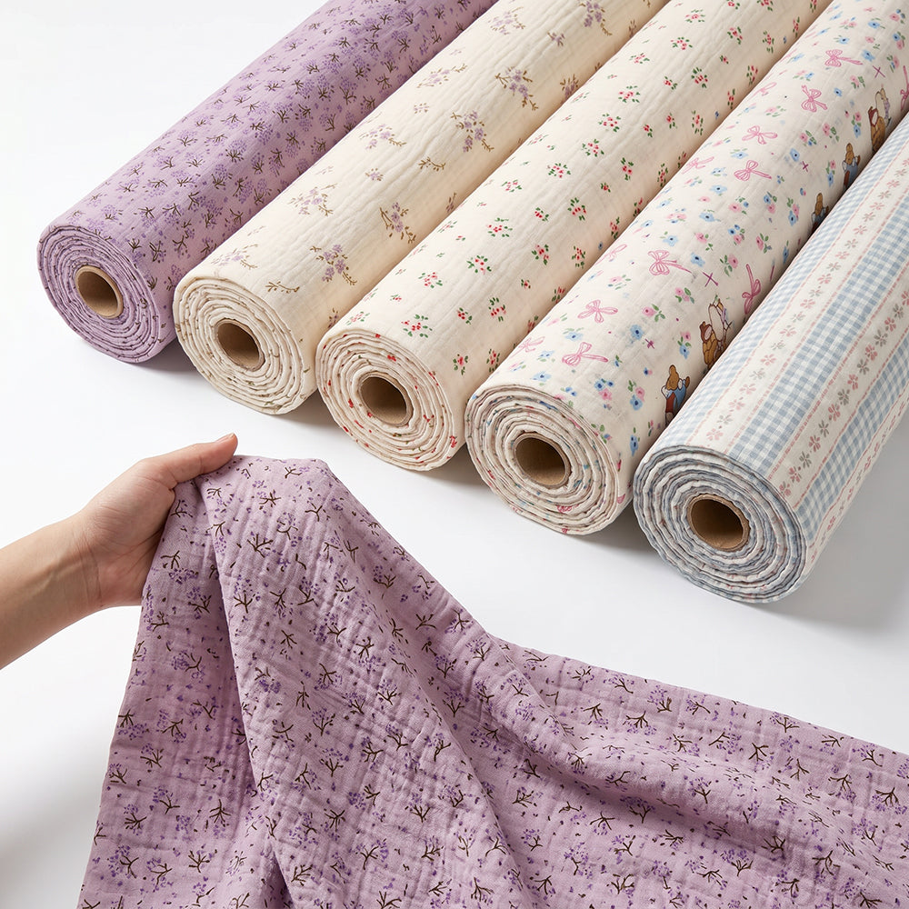 Reactive Printed Cotton Fabric for Bed Linen