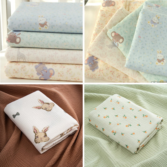 Cotton Printed Fabric for Bedding Sets – fabric texture detail