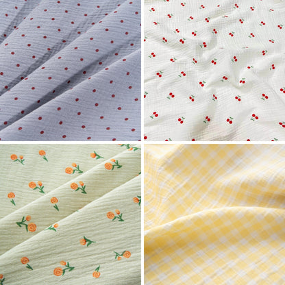 Pure Cotton Reactive Print Fabric – fabric texture detail