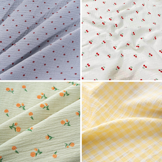 Pure Cotton Reactive Print Fabric – fabric texture detail