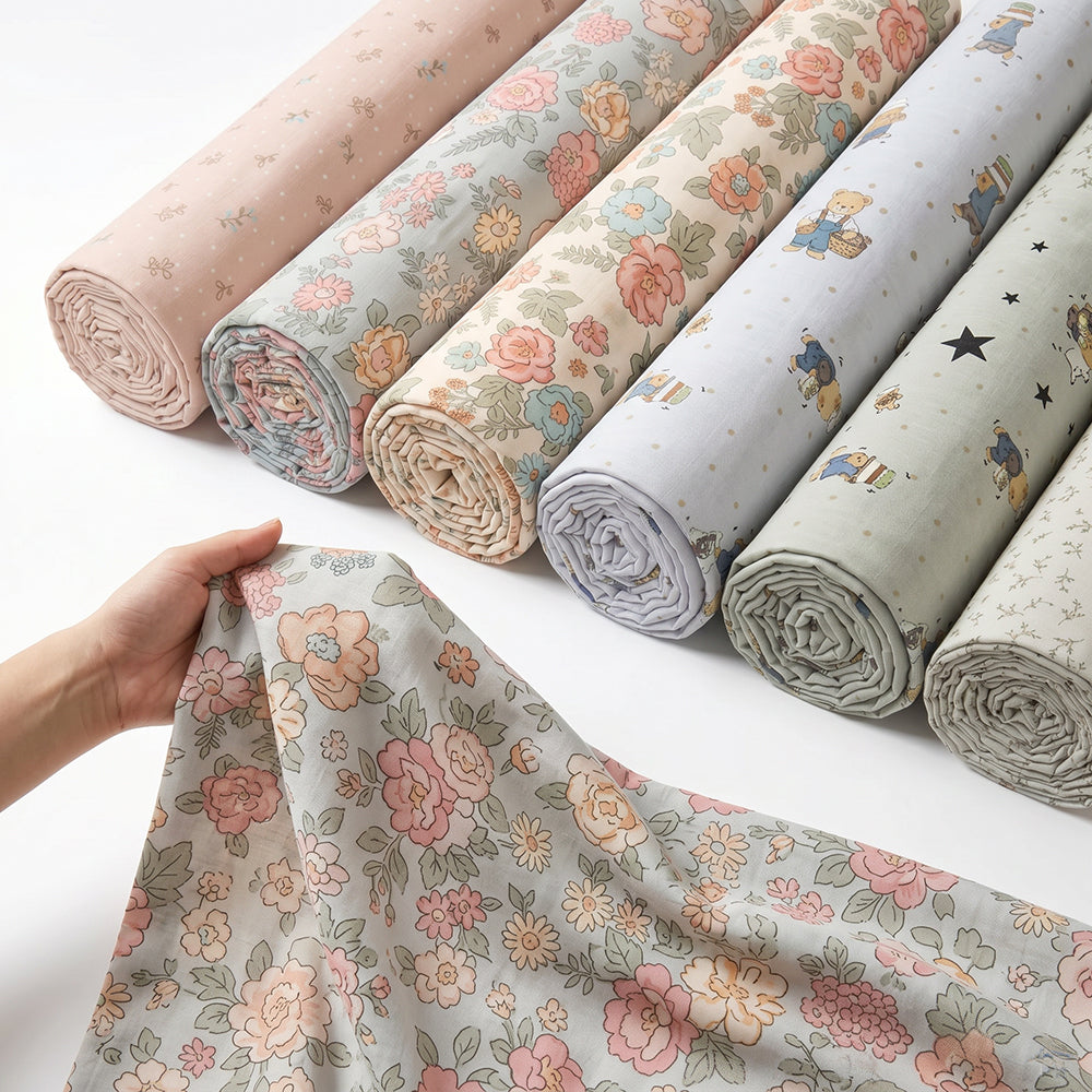 All-Cotton Printed Fabric for Curtains and Cushions