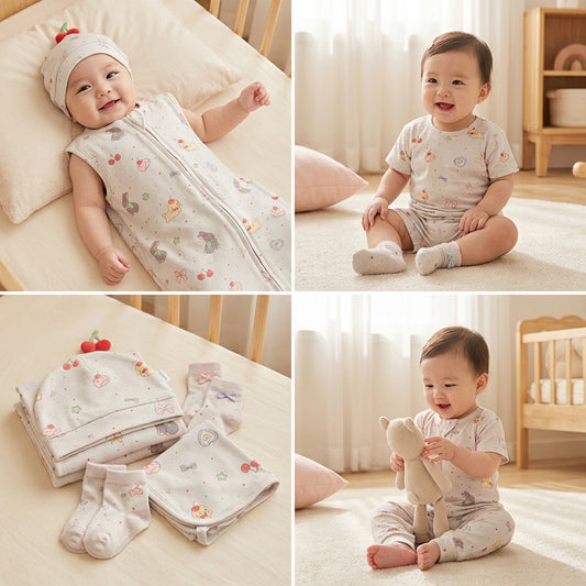Pure Cotton Cartoon Print Fabric for Kids' Bedding