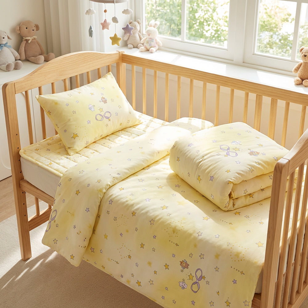 Pure Cotton Cartoon Print Fabric for Kids' Bedding – print pattern detail