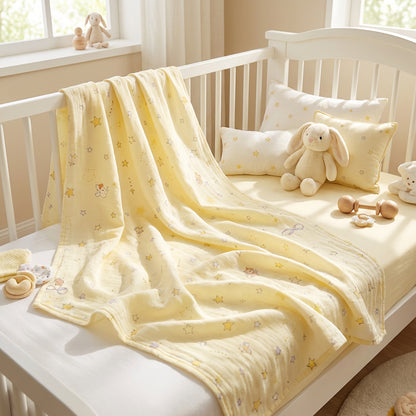 Pure Cotton Cartoon Print Fabric for Kids' Bedding – additional product view