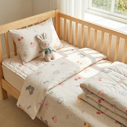 Reactive Printed Cotton Cartoon Fabric – print pattern detail