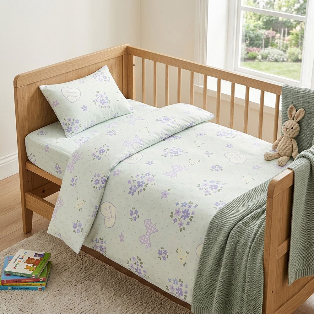 Cotton Cartoon Print Fabric for Kids' Bedding – additional product view