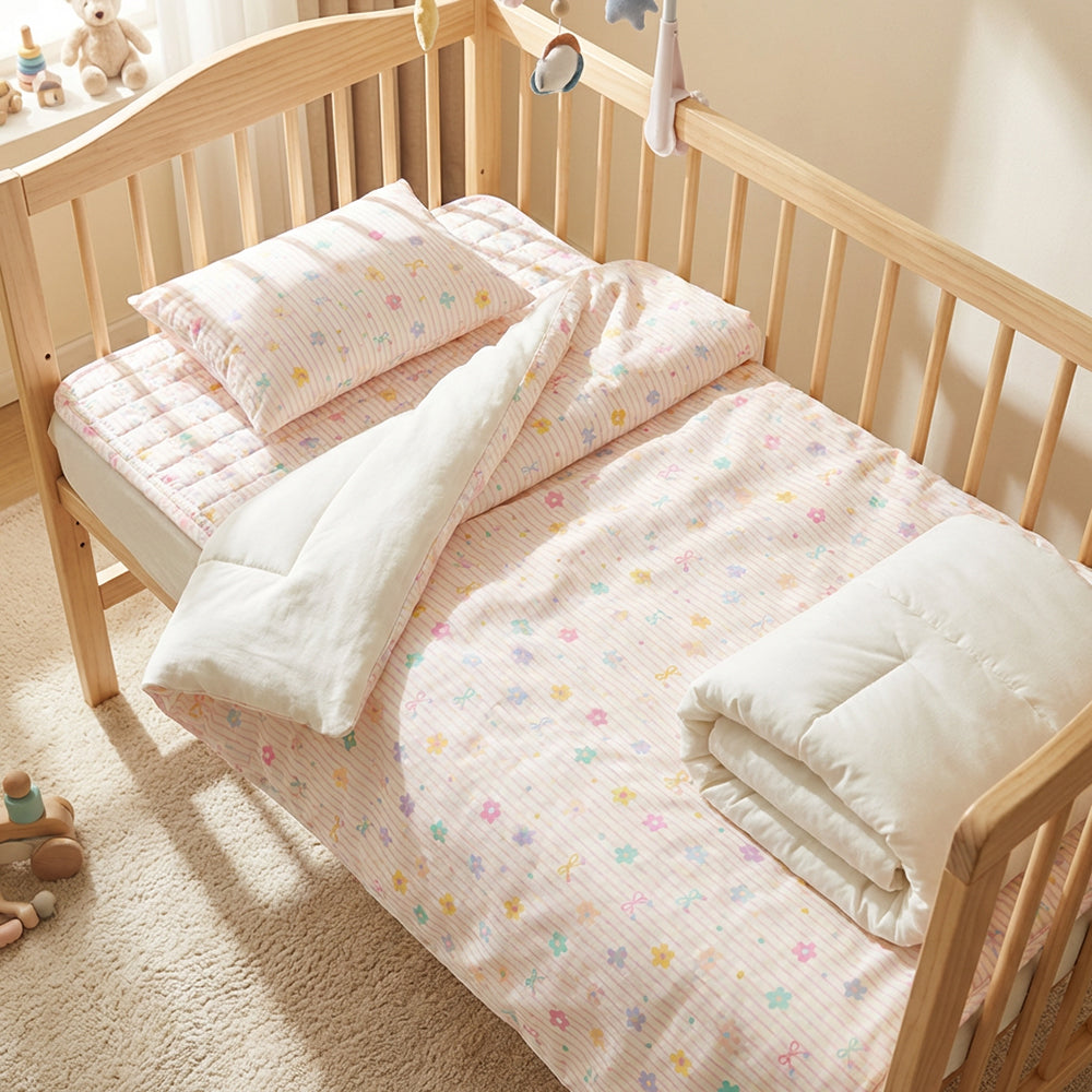 Soft Cotton Cartoon Print Fabric for Baby Sleepwear