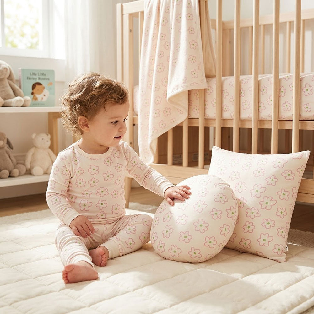 Brushed Cotton Cartoon Print Fabric for Winter Bedding – fabric texture detail